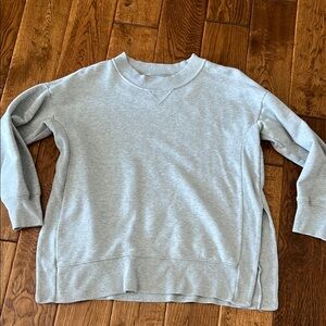 Aerie Gray Crewneck Sweater Soft Knit